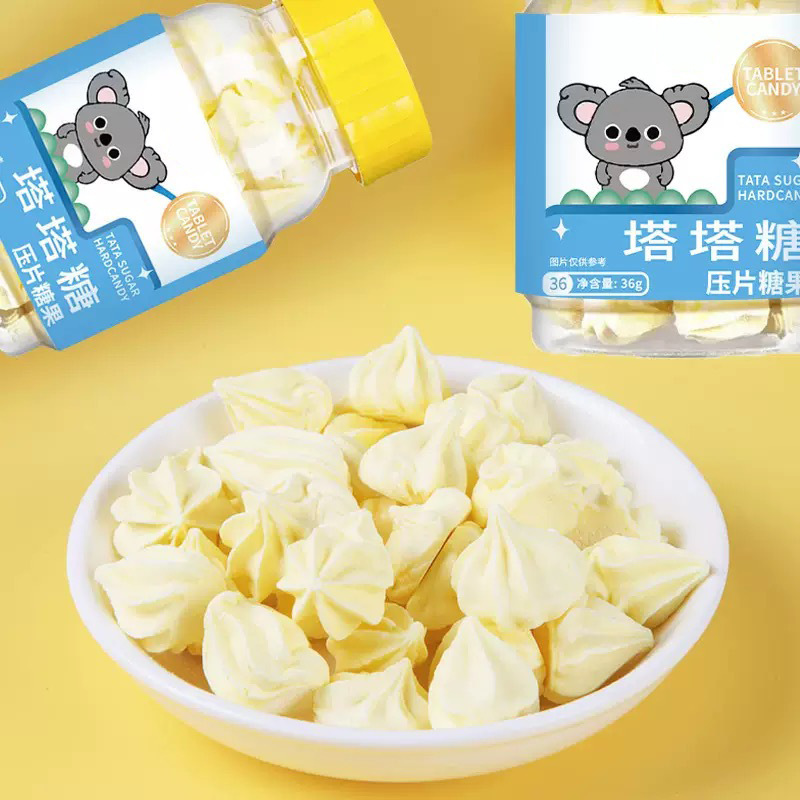 工場直販 タタキャンディー風味の圧縮キャンディー 大人子供向け ストロベリー風味 オレンジ風味 スナック 36g レバオキャンディー|undefined