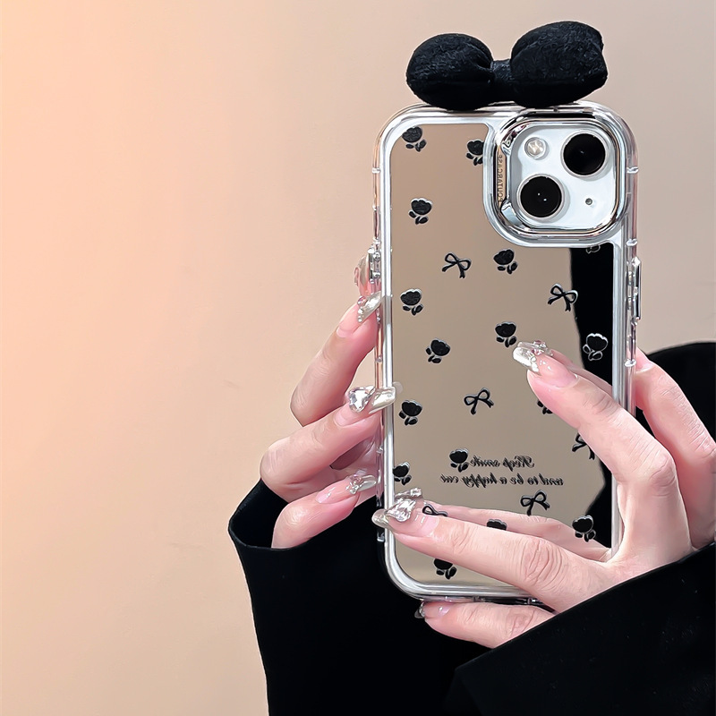 Mirror Butterfly Iphone16Pro/14/13/12 Phone Case Se Apple Xr/Xsmax17Plus Soft15 Mirror Butterfly Iphone16Pro/14/13/12 Phone Case Se Apple Xr/Xsmax17Plus Soft15
