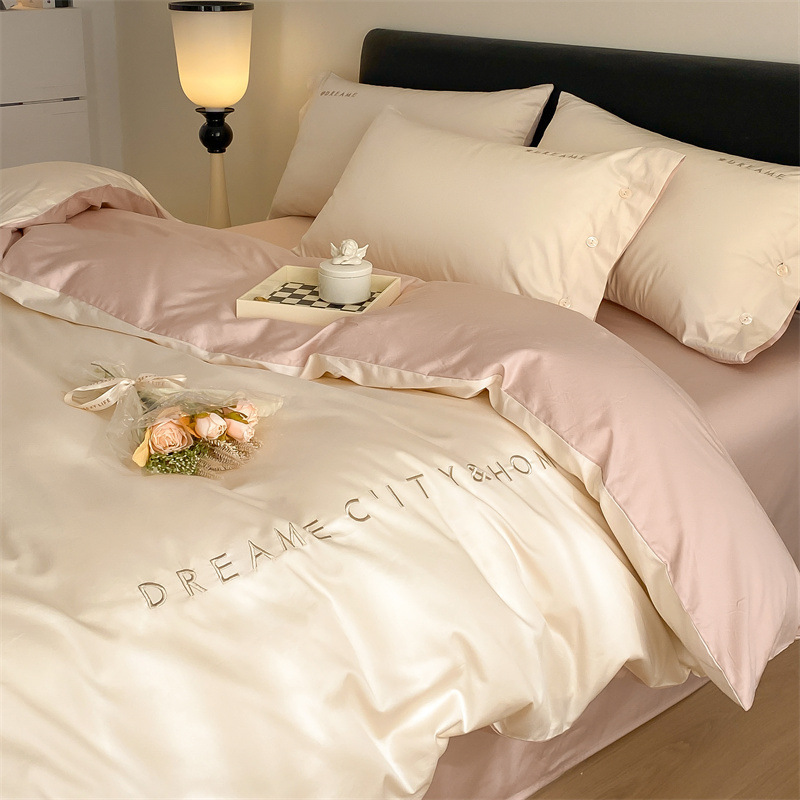 더블 컬러 매칭 - 밀크쉐이크 화이트 + 핑크