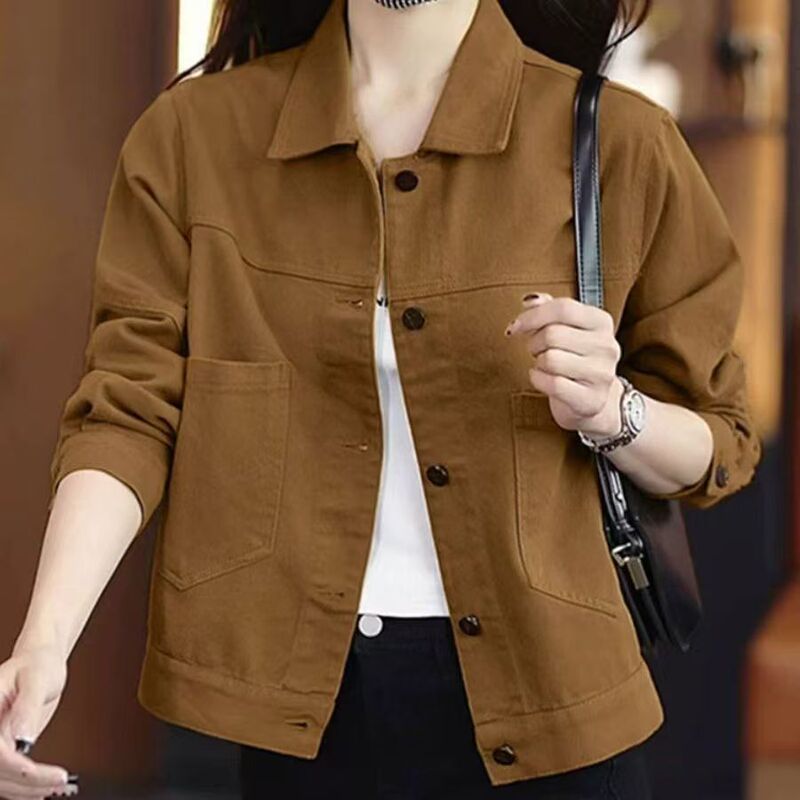 Short Coat Women's Spring and Autumn New Jacket Casual Petite Stylish Fashion Top
