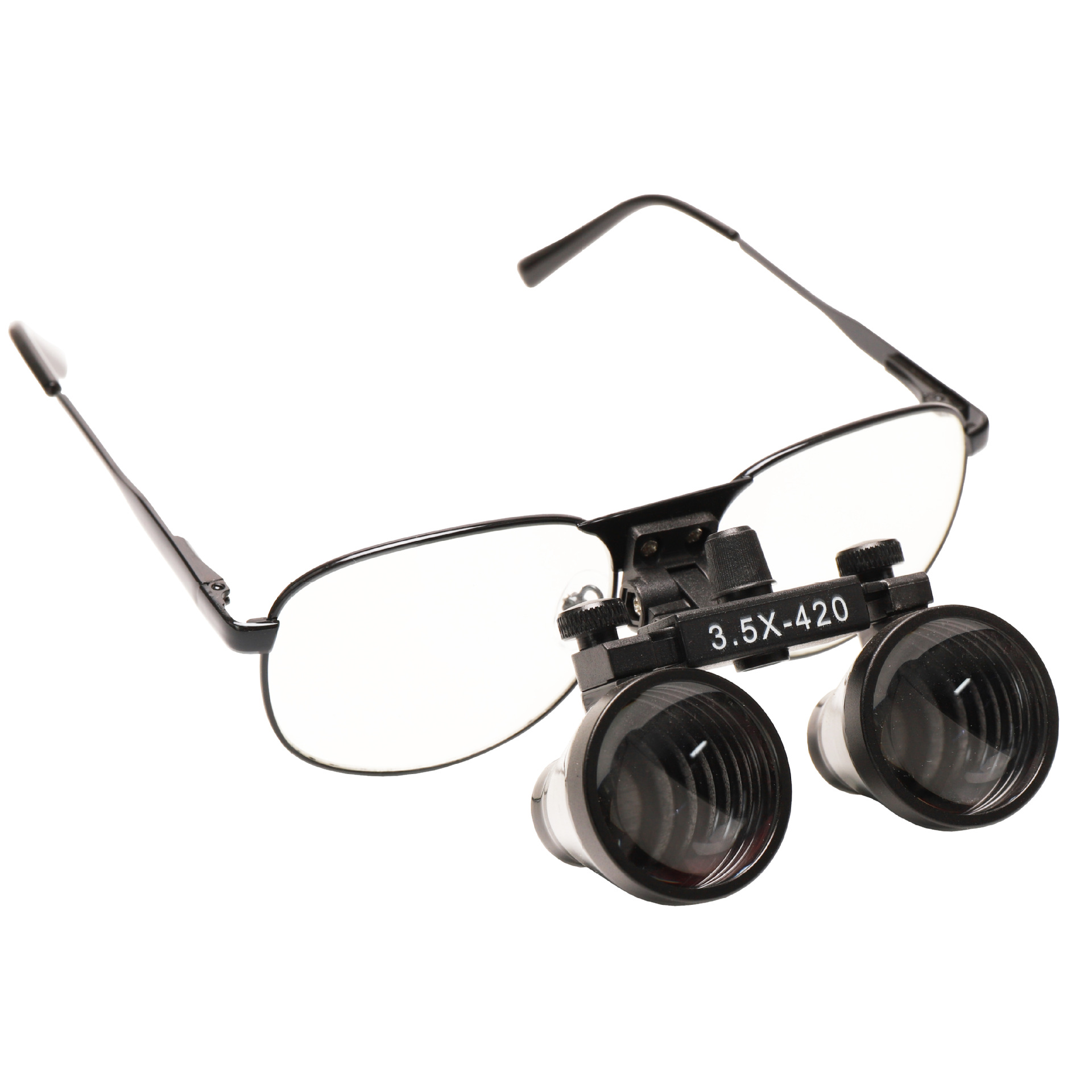 经典款手术医用3.5X放大镜 牙科备牙根管治疗3.5倍金属眼镜放大镜