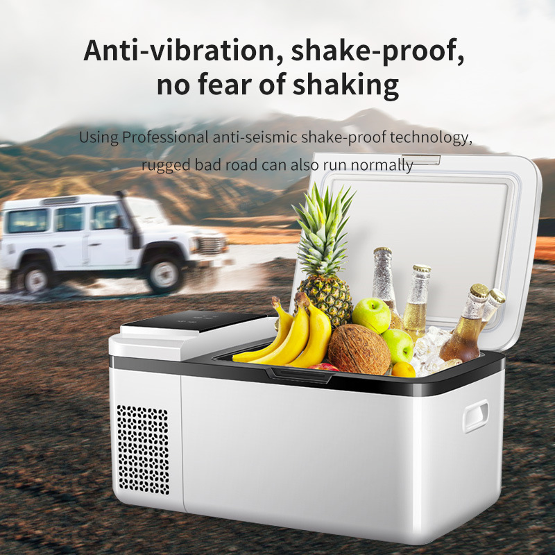 Cross-Border Car and Home Use Refrigerator, Mini Truck Refrigerator, Dual-Use Car and Home Insulated Refrigerator, 18L