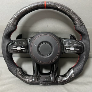 Mercedes-Benz 809AMG A-Class E-Class C-Class CLA GLC Forged Carbon Fiber Steering Wheel Upgrade Mercedes-Benz Steering Wheel Assembly