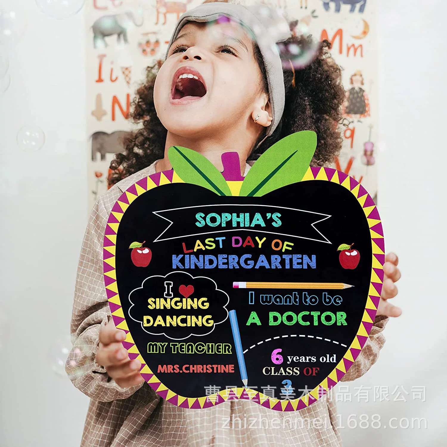 Креативный стенд деревянная маленькая доска дисплей доска для рисования украшение дома Рабочий стол Apple маленькая доска