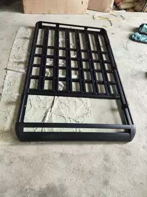 Roof rack, Car Off-road SUV Modified Aluminum - black-18-12m-sunroof-version-comes-with-straps-no-drilling-required