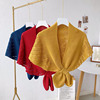 solar system knitting Shawl By age Crow's feet Ladies wind Spring and summer Female nursing cervical vertebra air conditioner Stand on another scarf