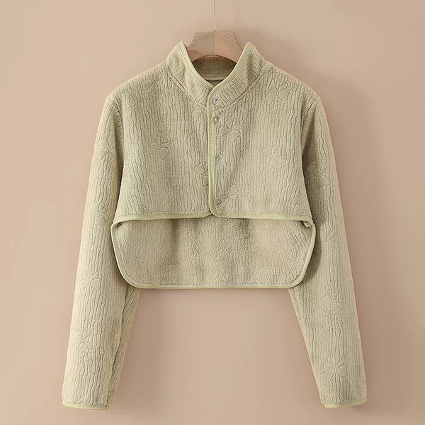 Flannel Warm Shoulder Pads for Sleeping, Cervical Spine Vest to Prevent Cold, Middle-Aged and Elderly Home Confinement Shoulder Pads for Autumn and Winter Seasons