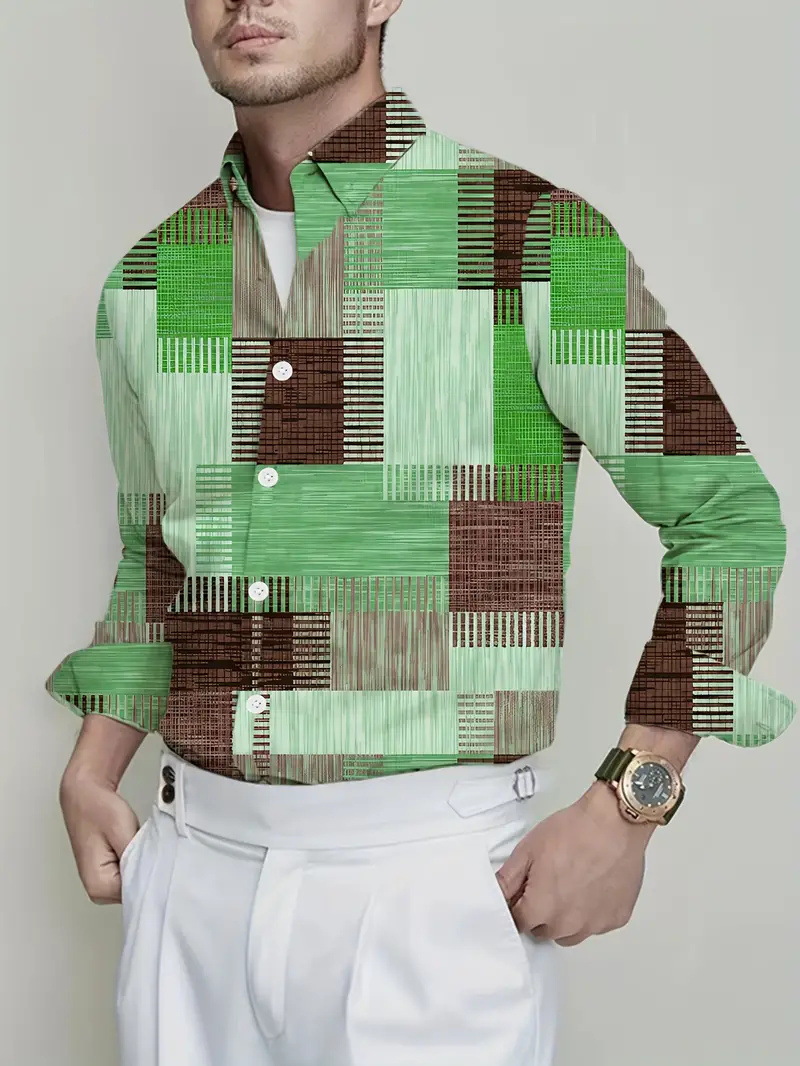 Comercio exterior europeo y americano Amazon 2025 nueva tendencia de la moda casual todo fósforo camisa de manga larga de alta calidad MB12