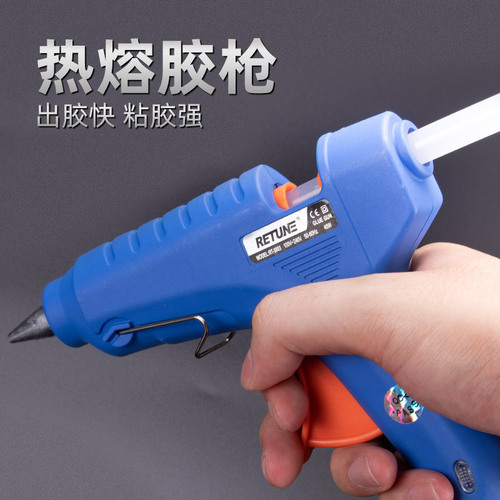 Glue stick hot melt glue gun small and large size rechargeable manual special hot glue gun tool household mini manual set