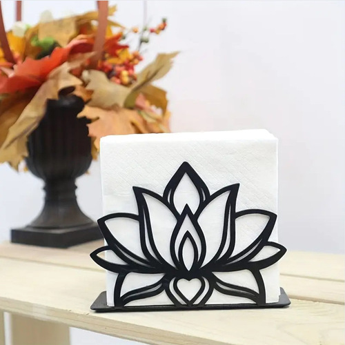 Iron and Paper Towel Holder, New Creative Nordic Minimalist Vertical Desktop Paper Towel Storage Stand, Restaurant Hotel Napkin Holder