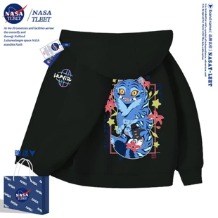Толстовка NASA с капюшоном утеплённая осень-зима