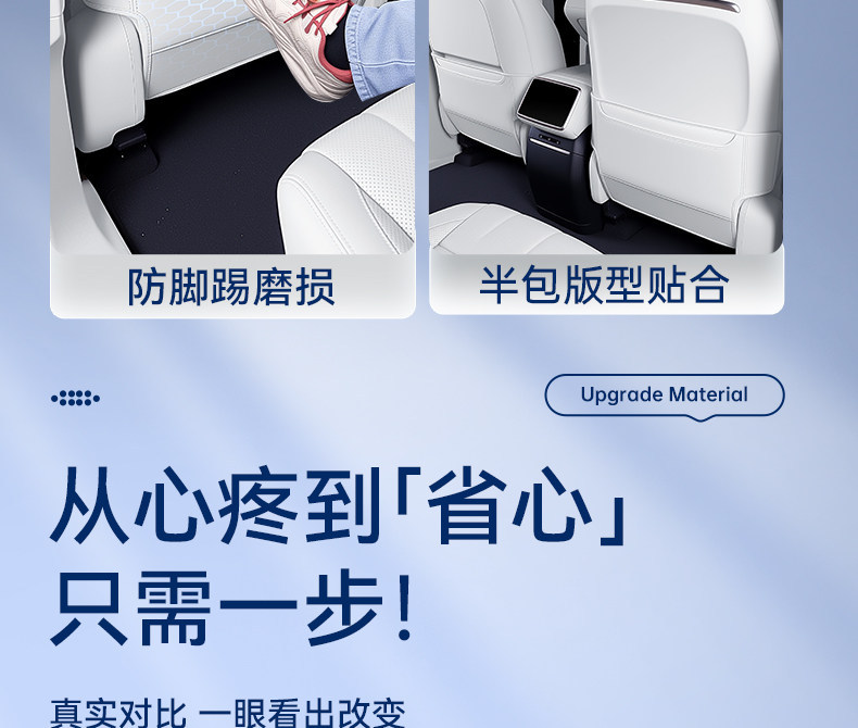 Suitable for Geely Xingyue Seat Anti-Kick Pads, Rear Seat Backrest Protection, Car Interior Modification Accessories, and Complete Set of Supplies