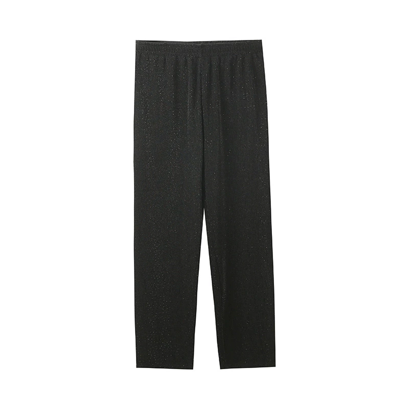 Summer trousers, plus size, high waist
