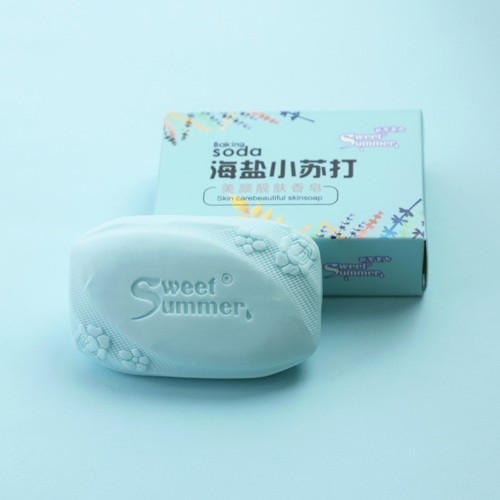 Manufacturer sells sea salt and baking soda soap, fresh fragrance, body bath, face wash, cleansing and rejuvenating family soap