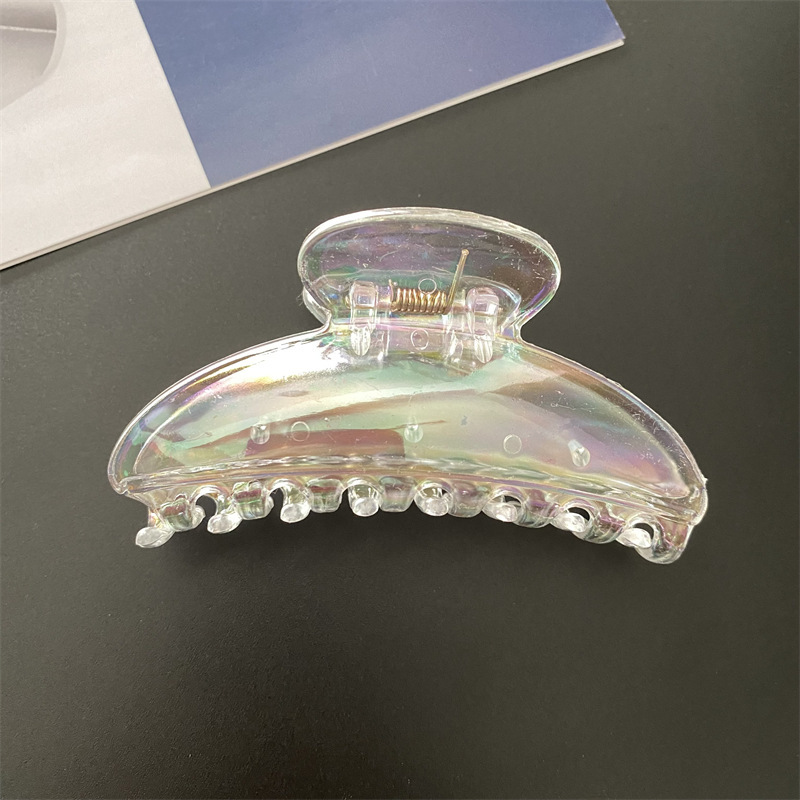 Grande molletta per capelli a forma di sirena colorata ed elegante_voghion.com