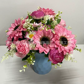 仿真花;仿真绿植;圣诞花环