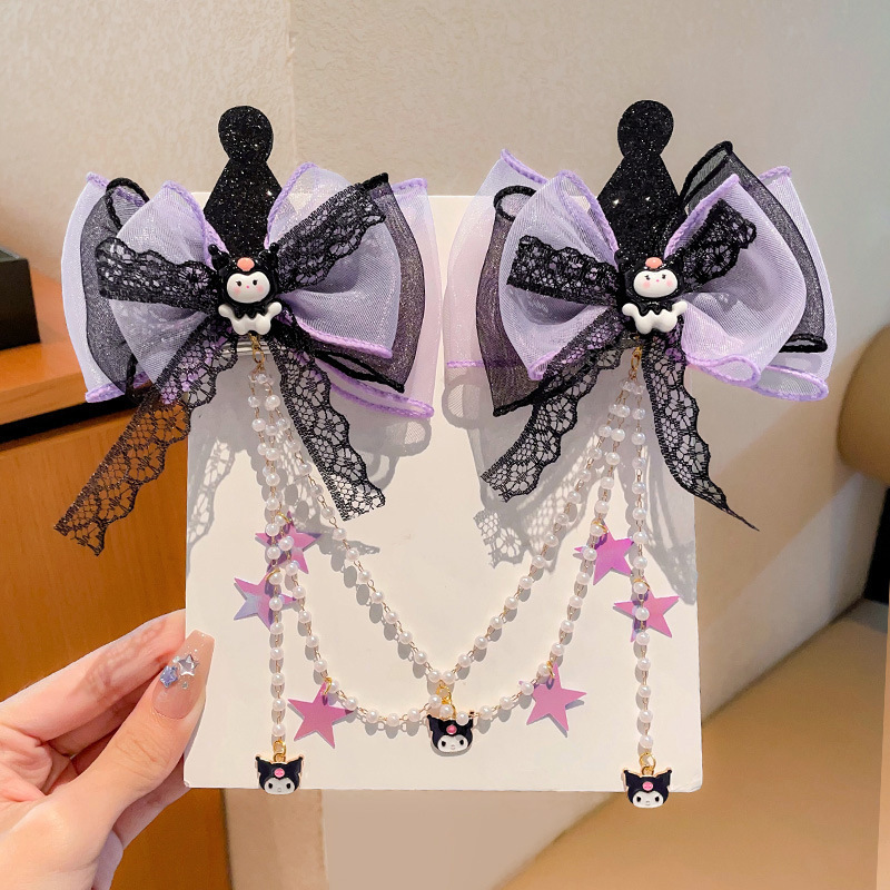 Juego de Joyas y Accesorios de Vestir para Niñas de Material Mixto con Lazo y Borla image 10