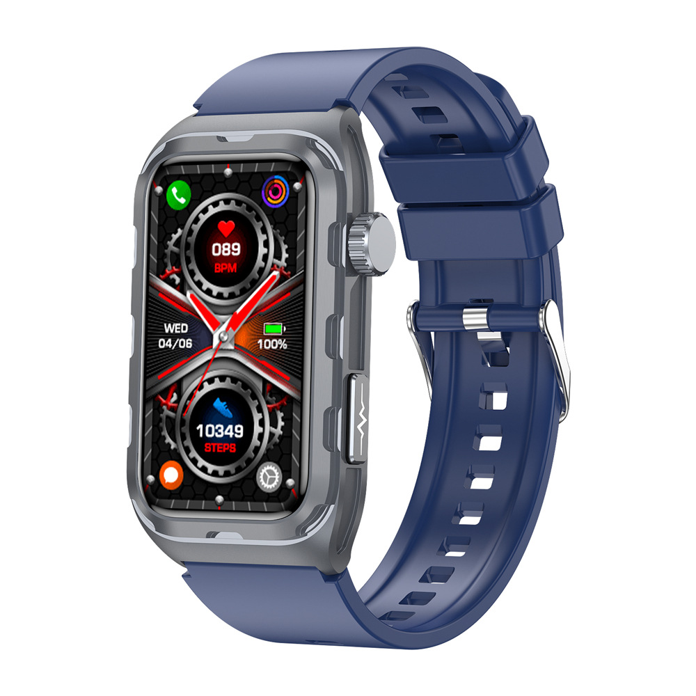 Nuevo reloj inteligente TK79 transfronterizo recordatorio de noticias ECG ECG ECG frecuencia cardíaca oxígeno en sangre sueño salud pulsera deportiva