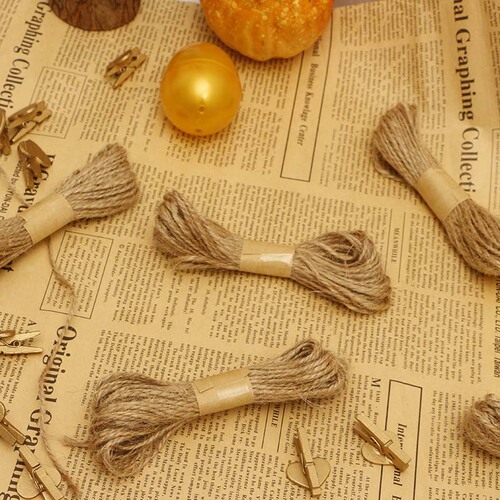 Hemp rope retro handmade diy hemp rope wholesale creative DIY braided twist rope accessories jute rope binding rope