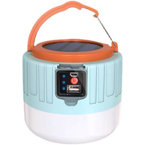 Cross-border solar bulb charging remote emergency bulb outdoor multi-functional camping night market mobile tent light