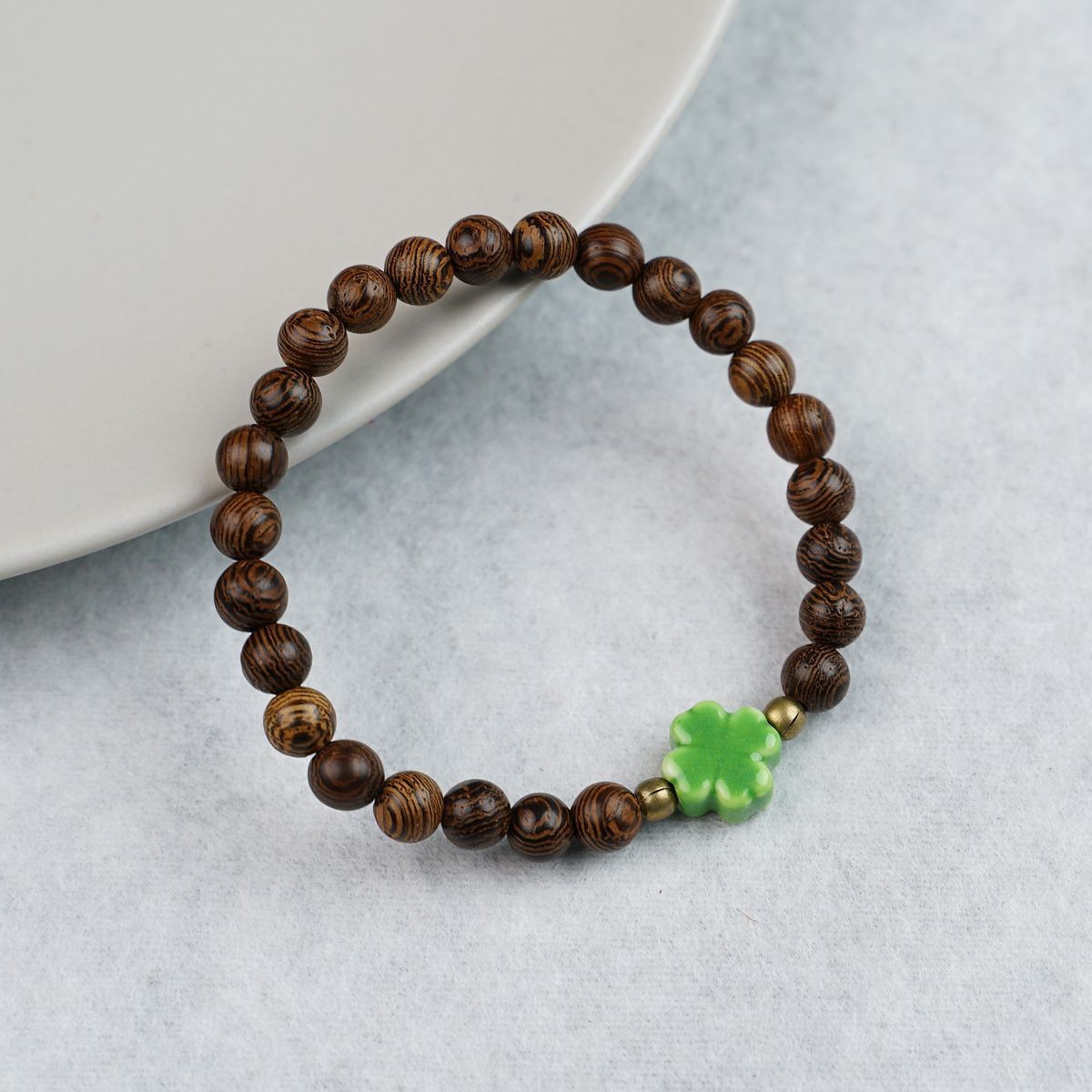 Jingdezhen pulsera de cerámica de verano mujer alta sensación galletas serie de gatos nicho diseño universal pulsera alta sensación