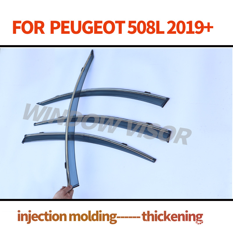 Suitable for Peugeot 508 Rainproof Window Visor Peugeot 508 2010-2019Window Visor