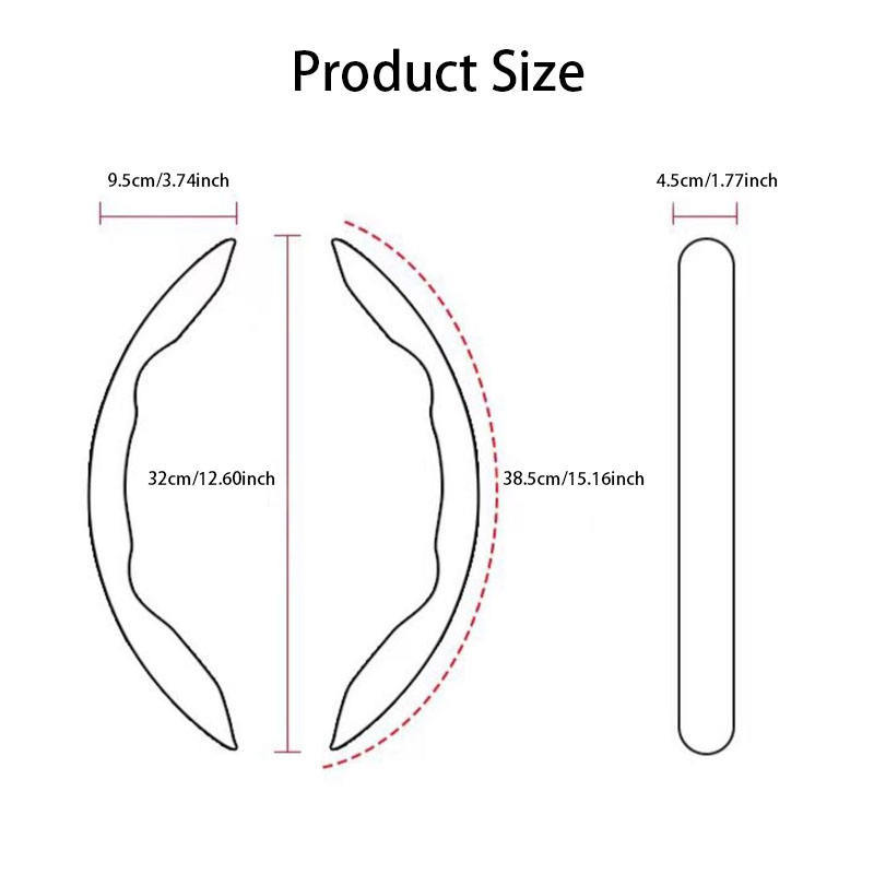 New Cross-Border Perforated Nappa Leather Steering Wheel Cover with Segmented Anti-Slip Carbon Fiber Steering Wheel Clip, Suitable for All Seasons
