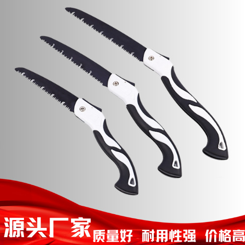 手锯户外折叠锯子加长多功能园林锯手工木工便携锯锯条锯片