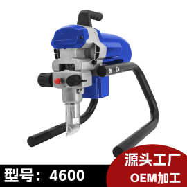 4600便携高压多功能喷涂机关枪自停有刷直流铜线电机手动电子调压