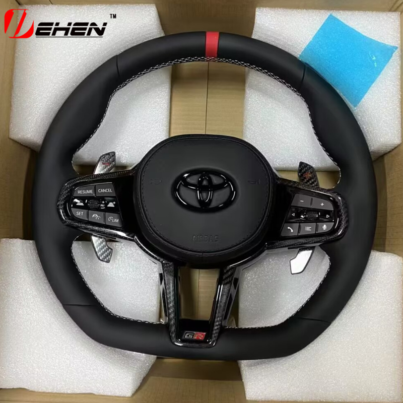 CS Carbon Fiber Steering Wheel Assembly for Toyota SUPRA A90
