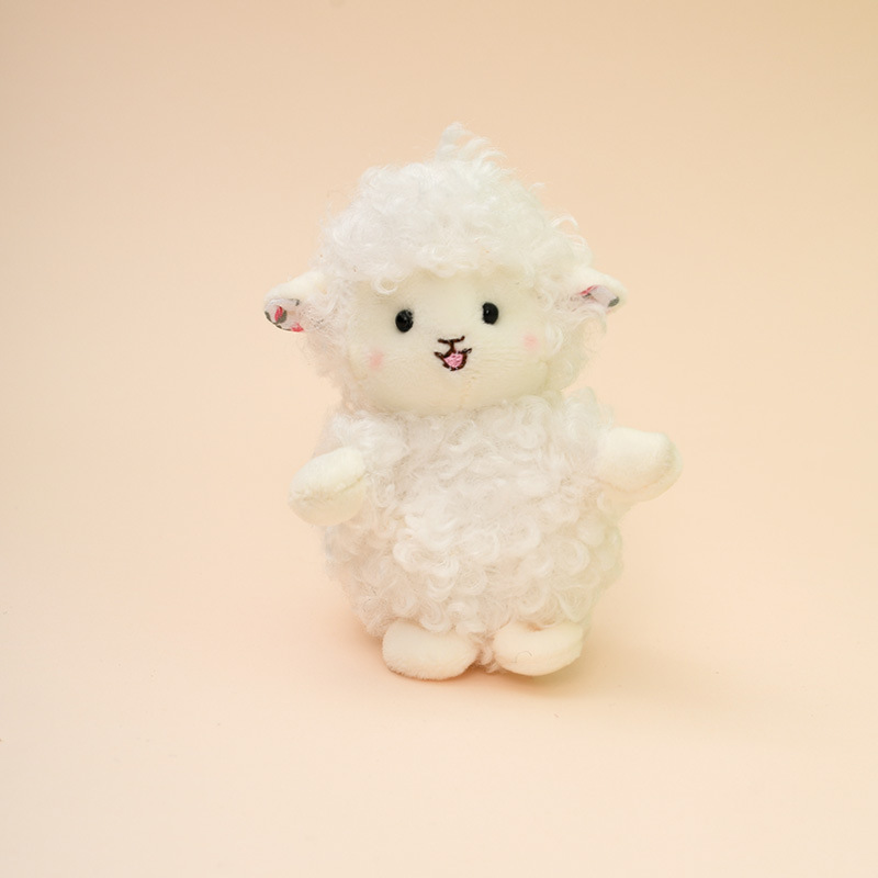 インターネット有名人ヨーロッパ牧歌的なかわいいキツネバッグキーホルダーペンダント子供の誕生日プレゼント小さな黒いウールぬいぐるみ|undefined