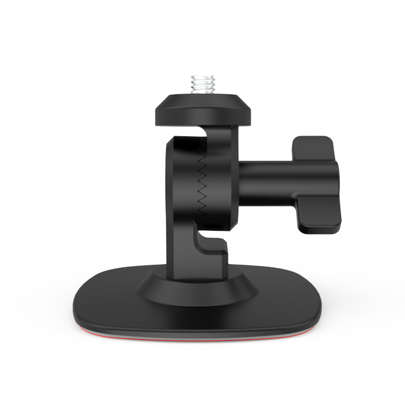 Suitable for Insta360 X5 and X4 action cameras, gear-type anti-slip helmet flexible base, 3M adhesive fixing base.