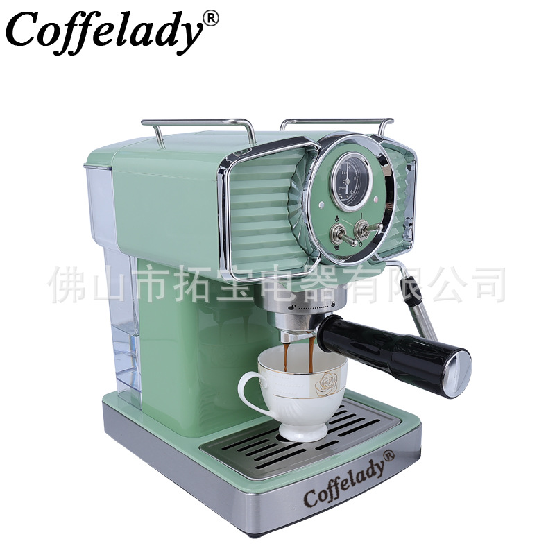 EM3203 20bar bomba semiautomática máquina de café italiana antiguo máquina de café espresso de presión doméstica