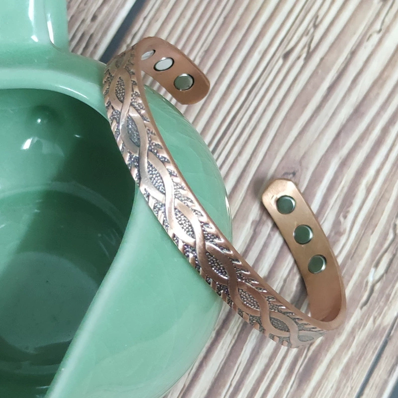 Copper magnetic bracelet, European style