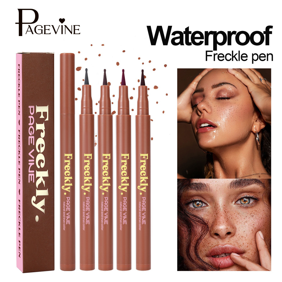 Transfronterizo maquillaje PAGE VINE productos europeos y estadounidenses calibrados lápiz de bloqueo de manchas naturales simulación no es fácil de descolorar punto de maquillaje lápiz de pecas