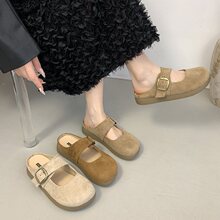 ����һ�ŵ�ɭϵ���＾��Ь�⴩�������˲���2026�¿��ͷ����ЬŮ