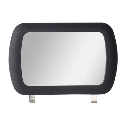 Car sun visor makeup mirror car co-pilot visor dressing mirror car HD makeup mirror interior supplies (Sun visor rearview mirror) - black