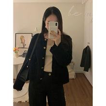 现 2025秋冬季新款韩国设计师urba*ic30小香风外套+半身裙套装