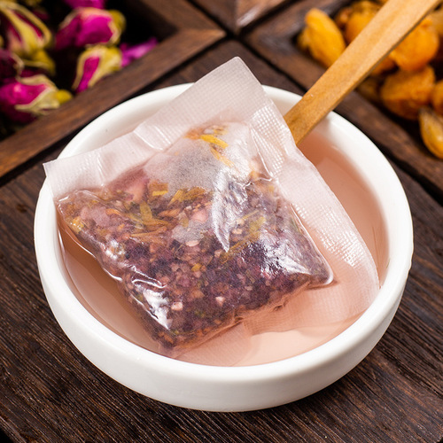 Eighteen-flavor goddess tea mulberry rose longan red date bag combination scented tea oe m sticker custom manufacturer