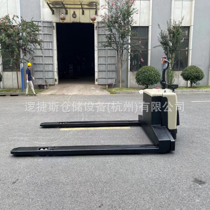 非标托盘搬运车2吨站驾式电动液压地牛叉车电瓶堆高装卸机搬运车