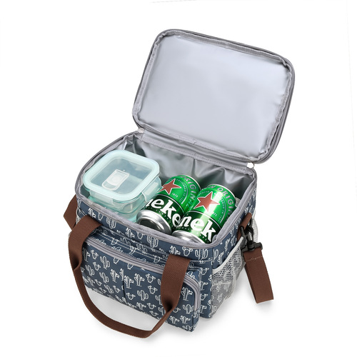 Multifunctional lunch bag, waterproof and insulated bag to keep fresh, portable shoulder outdoor meal bag, milk bag