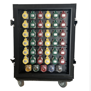 Power Box Straight-Through Box Straight-Through Silicon Box 24-Way Distribution Cabinet 16A Performance Electric Box Events Power Rack