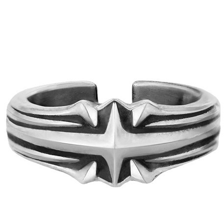 Retro Sternenhimmel Ring Für Herren Aus Thailändischem Silber_voghion.com