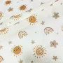双层印花肌理面料绉布