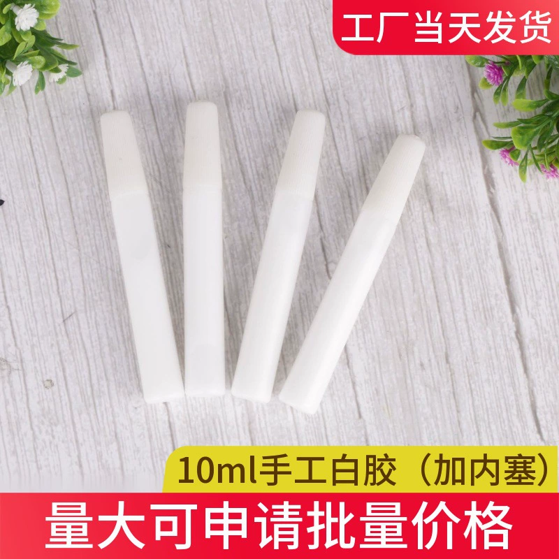 Прямые поставки с фабрики Быстросохнущий 10 г белый латексный деревообрабатывающий белый клей плюс Внутренняя пробка белый клей 10 млпва белый латекс оптом