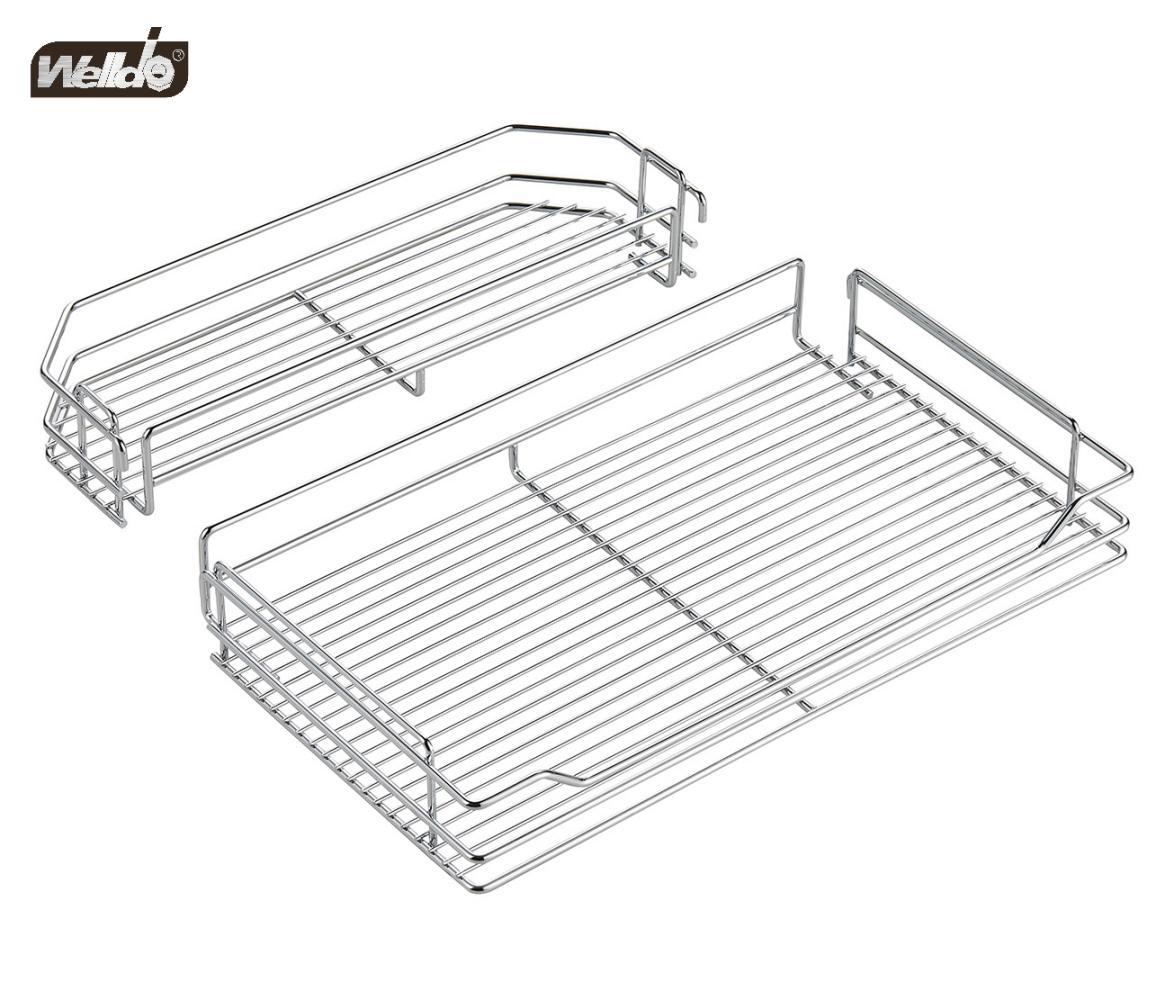 Welldo纬东 厨房高柜多层大怪物拉篮橱柜开门式多层联动收纳拉篮