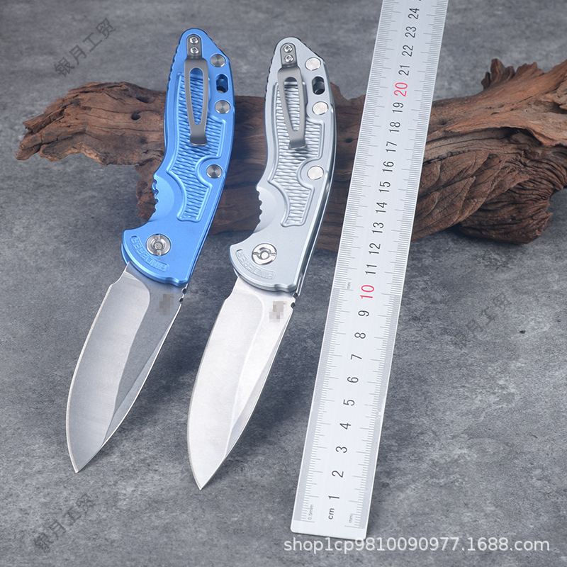 跨境高硬度钛合金TC4折叠刀CPM-20CV荒野求生便携EDC刀户外刀具