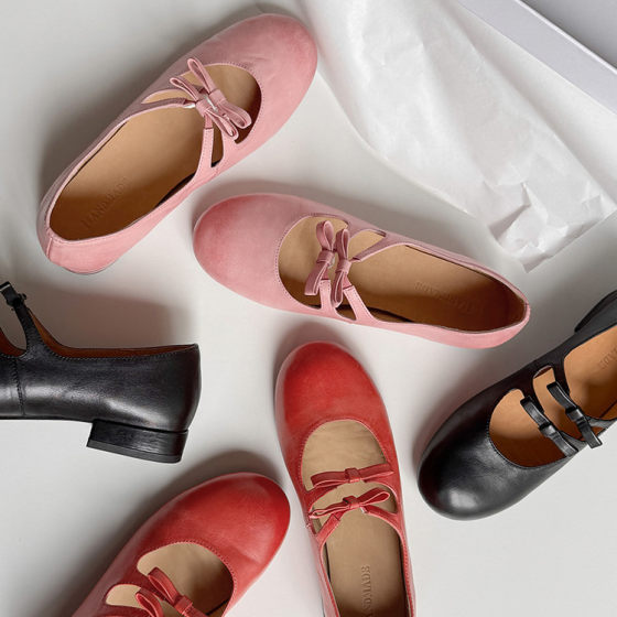 Genuine Leather French Style Gentle Bow Maggie Jane Small Leather Shoes Beautiful Dress Round Toe Flat Mary Jane Shoes Women
