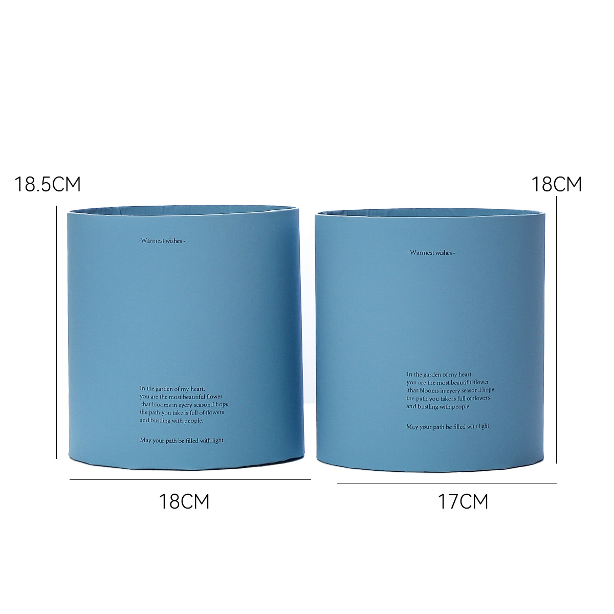 Cuatro colores cordier esmerilado sensación de piel abrazar barril flor caja de embalaje flor florista caja de embalaje de regalo