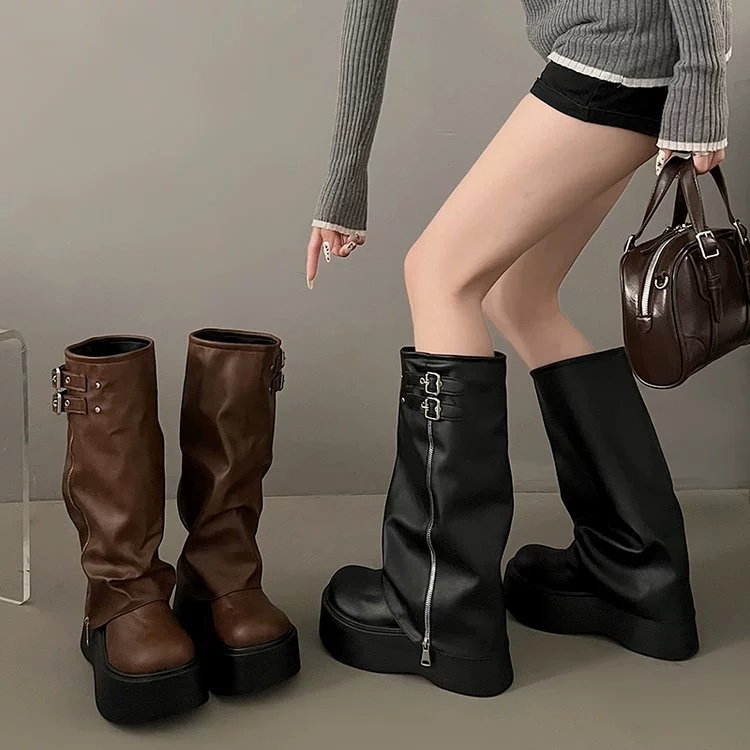 Большие брюки сапоги со сладким крутым ветром